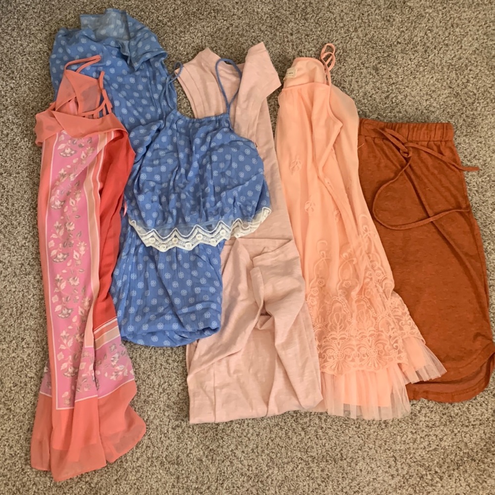 5 piece dress and skirt bundle
